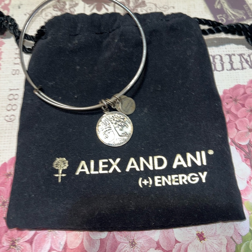 Alex and Ani Silver Tree of Life Bracelet